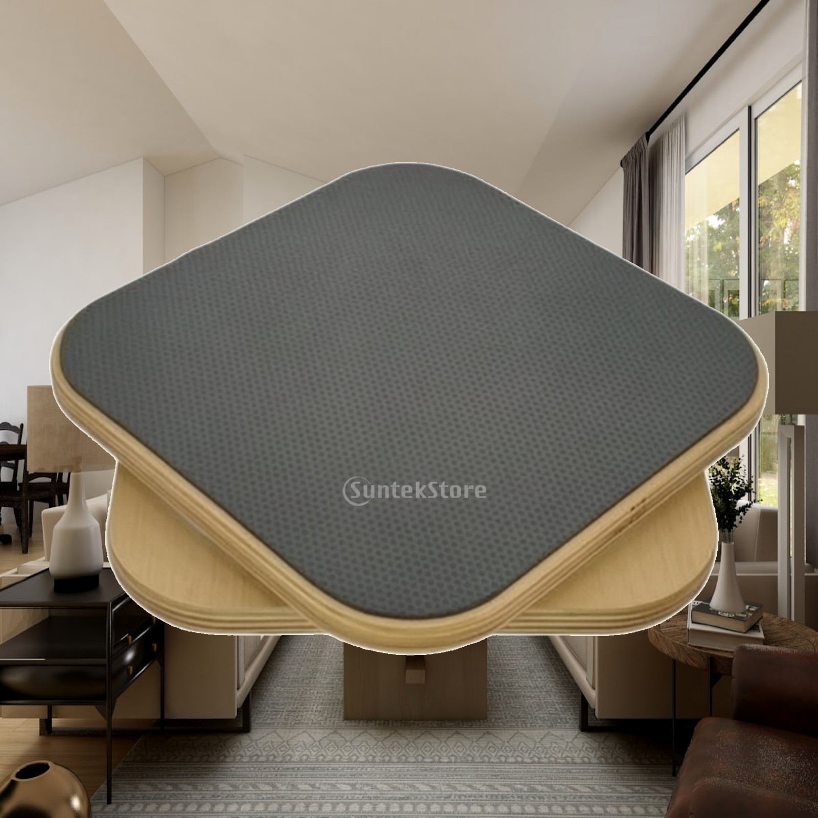 Home Gym Portable - منصة دوارة خشبية محمولة للباليه والجيم