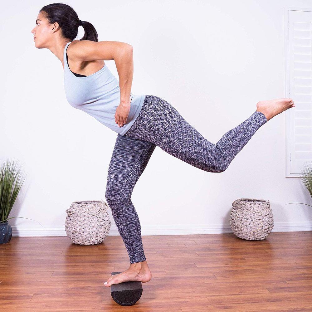 أسطوانة تدريب التوازن نصف دائر - مراجعة Home Gym Routine وسعره