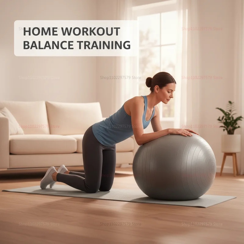 كرة يوغا مضادة للانفجار مع مضخ - مراجعة Home Gym Routine وسعره