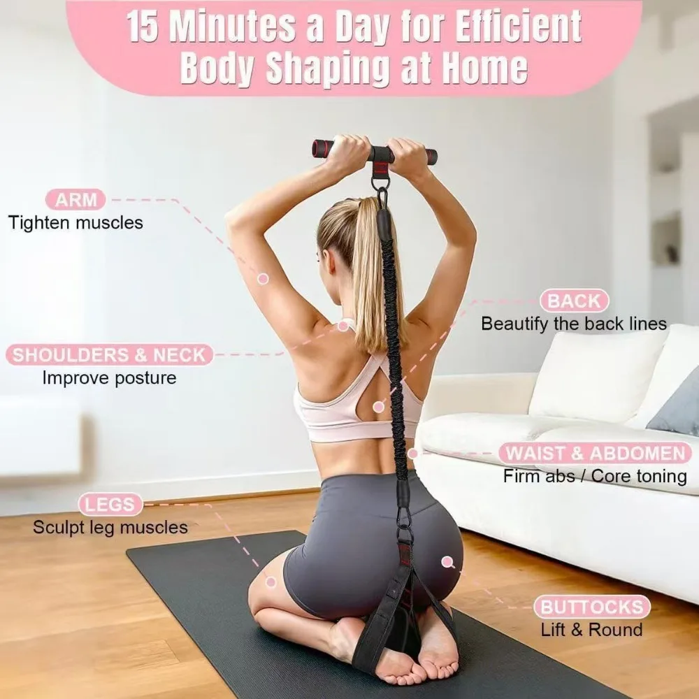 مجموعة شدات الدواسة مع شريط مق - مراجعة Home Gym Equipment Set وسعره