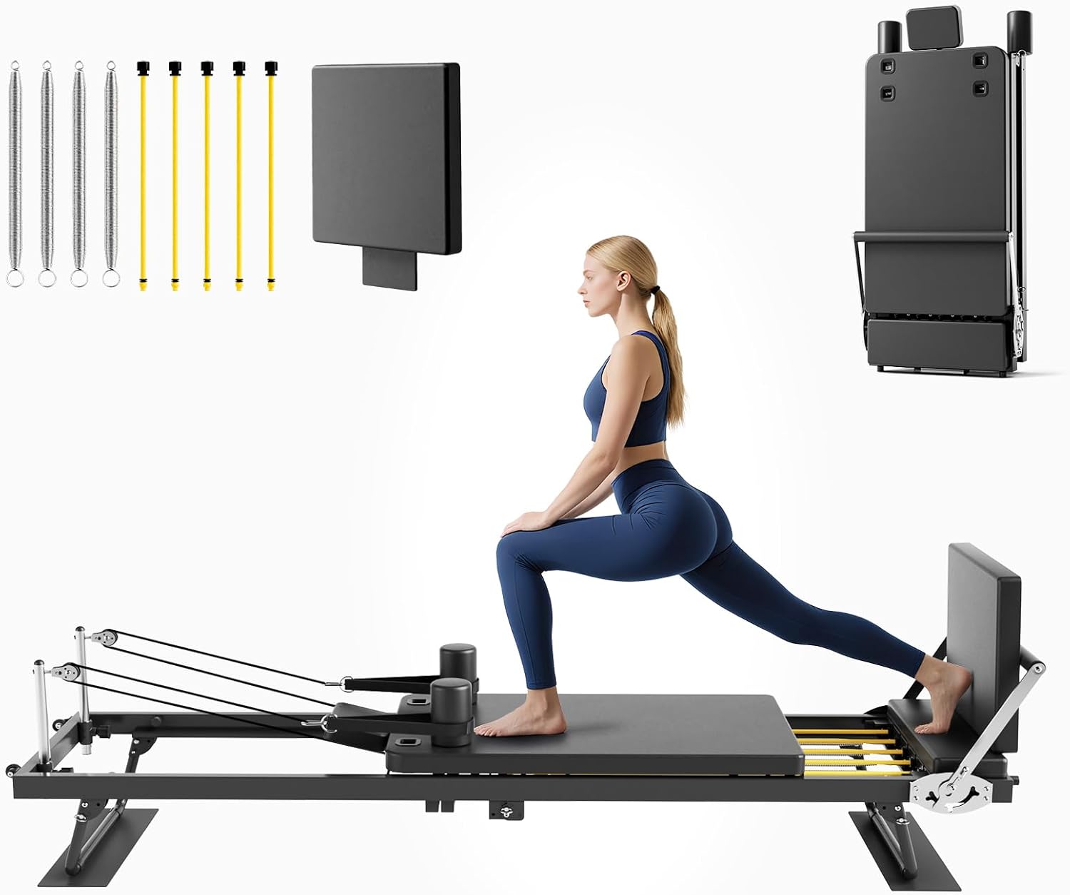 جهاز بيلاتس قابل للطي، معدات ت - مراجعة Home Gym Equipment Set وسعره